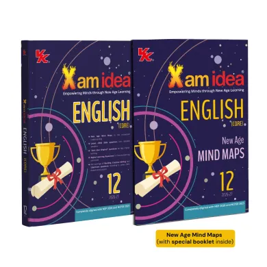 Xam idea English(Core) - Class 12 – (CBSE 2026-27) | As per the Latest NCERT | Mind Maps | Solved NCERT Questions | Competency-based Questions | Self-Assessment | Practice Paper