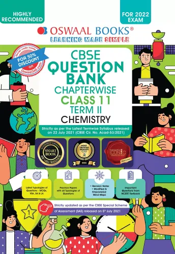 Oswaal CBSE Question Bank Chapterwise For Term 2, Class 11, Chemistry (For 2022 Exam)