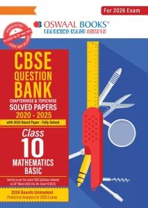 CBSE Question Bank Mathematics Basic Class 10(2026)
