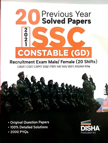 SSC Constable (Gd) (20 Solved Papers