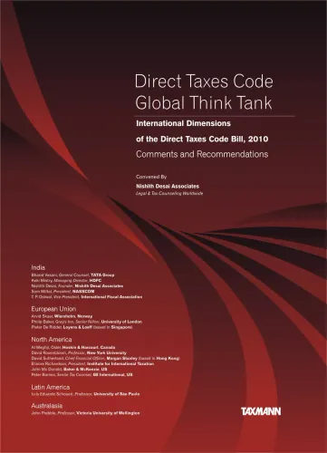 Direct Taxes Code – Global Think Tank