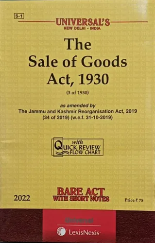 Sales Of Goods Act 1930