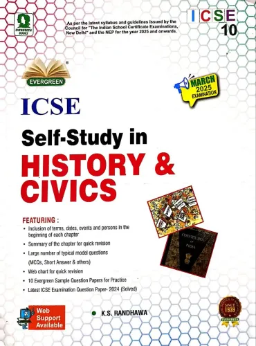 Self Study In Icse History & Civics-10