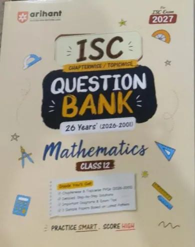 ISC Chapterwise Topicwise Question Bank Mathematics-12