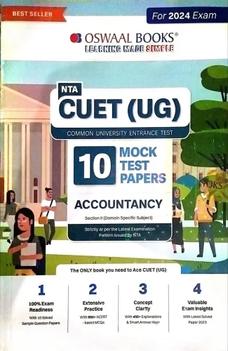 Nta Cuet ( Ug ) 10 Mock Test Papers Accountancy(2023-2024)