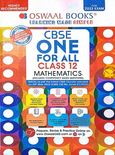 Cbse One For All Mathematics-12