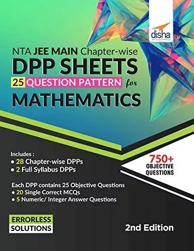 NTA JEE Main Chapter-wise DPP Sheets (25 Questions Pattern) for Mathematics 2nd Edition