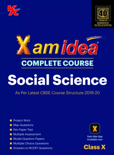 Xam Idea Complete Course Social Science for CBSE Class 10 