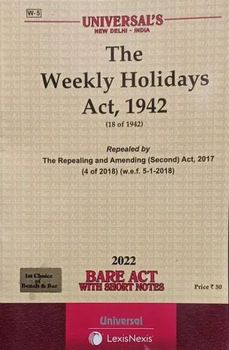 Weekly Holiday Act 1942