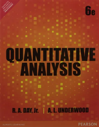 Quantitative Analysis 6th Edition