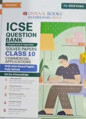 Icse Question Bank Solv. Papers  Commercial Application- 10