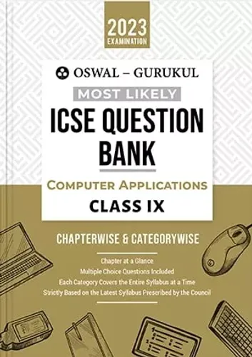 Most Likely Icse Question Bank Computer App. Class -9