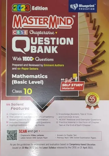 Mastermind Chapterwise Q.b Mathematics (basic) Class 10