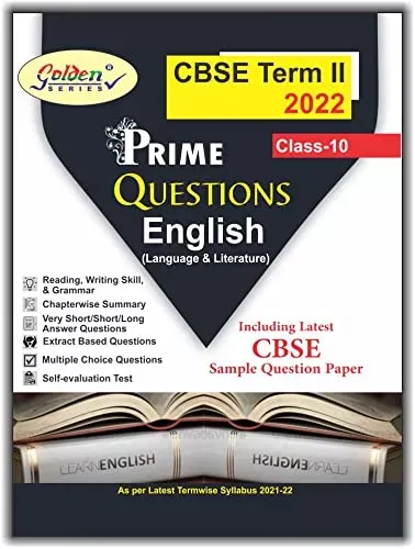 CBSE TERM II 2022 ENGLISH LANGUAGE & LITERATURE CLASS 10 Chapterwise Question Bank SUBJECTIVE + OBJECTIVE for CBSE 2022 Exams (Term 2)