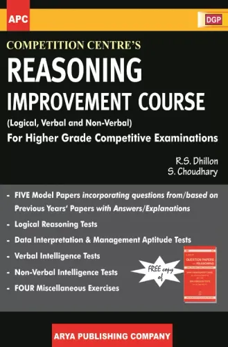 Competition Centre's Reasoning Improvement Course (Logical Verbal and Non-Verbal For Higher Grade Competitive Examinations))