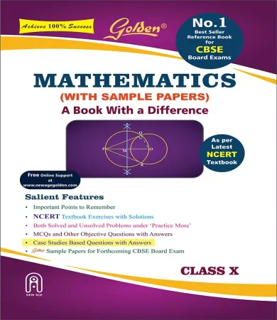 Golden Mathematics: Based on NCERT for Class-10