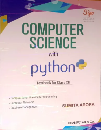 Computer Science With Python for class 12 (sumita Arora) Latest Edition 2024