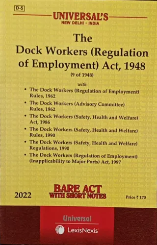 Dock Workers Act 1948 Along With Rules 1962 Advisory Commettee Rules 1962 Safety Health And Welfare Act 1986