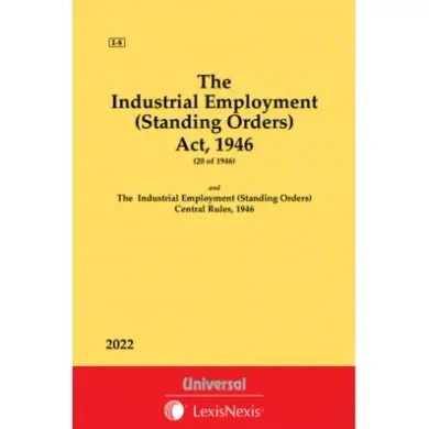  Industrial Employment (Standing Orders) Act, 1946 along with Rules, 1946