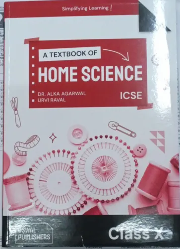 A Textbook Of ICSE Home Science for class 10