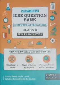Most Likely Icse Question Bank Computer Applications-10 {2024}