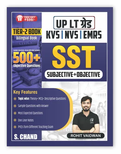 SST (Subjective + Objective) Tier 2 for UP LT Grade KVS/NVS/EMRS | 500+ Objective Questions (Bilingual Edition) (9789373596969) - Rohit Vaidwan