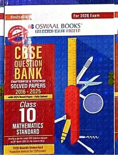 Most Likely Cbse Question Bank Mathematics (standard)-10 (2025-26)