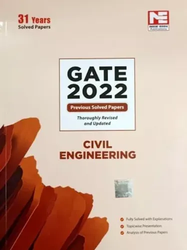 GATE-2022: CCivil Engineering Previous Year Solved Papers ivil Engg. Previous Year Solved Papers