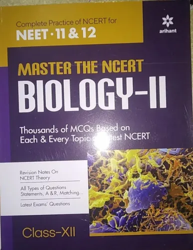 Master The Ncert Biology Vol-2 For Class 12