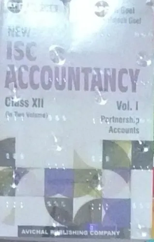 New ISC Accountancy-12 (vol-1&2) Latest Edition 2024