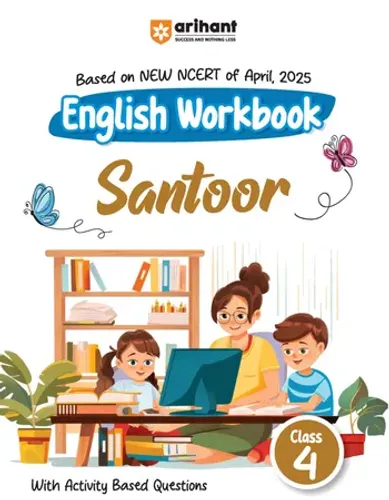 English workbook Santoor Class -4 | Based onNEW NCERT of April, 2025