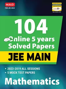 104 Online 5 Years Solved Paper Jee Main Mathematics-2023