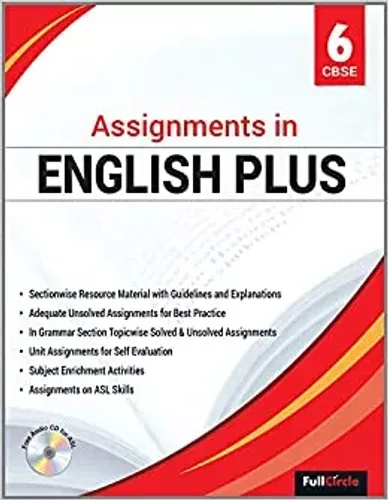 Assignment in English Plus for Class 6 (CBSE)