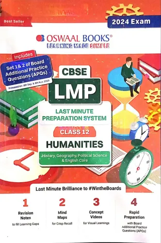 Cbse LMP Last Minute Preparation System Humanities-12 (2023-2024)