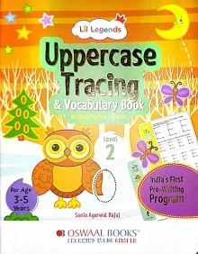 Uppercase Tracing & Vocabulary Book Level-2