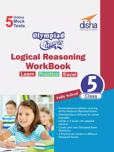 Olympiad Champs Logical Reasoning Workbook Class 5 with 5 Mock Online Olympiad Tests