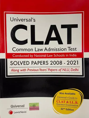 Universal's CLAT - Solved Papers 2008 - 2021 - 32