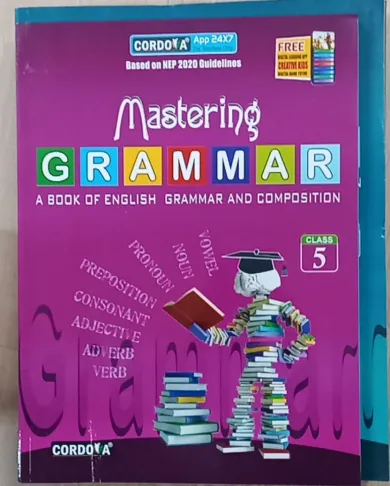 Mastering Grammar for class 5 Latest Edition 2024