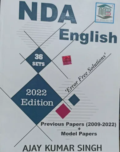 Nda English 36 Sets Previous Year + Model Papers