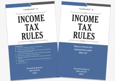 Income Tax Rules (Set of 2 Volumes) – 2021