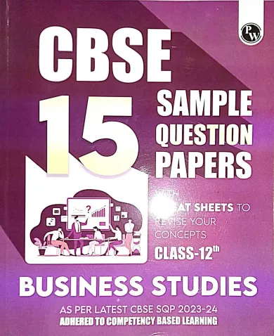 Cbse 15 Sample Ques Paper Business Studies-12 {2024}
