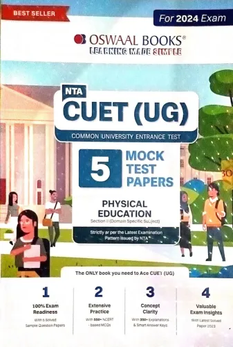 Nta Cuet ( Ug ) 10 Mock Test Papers Phy.Education(2023-2024)