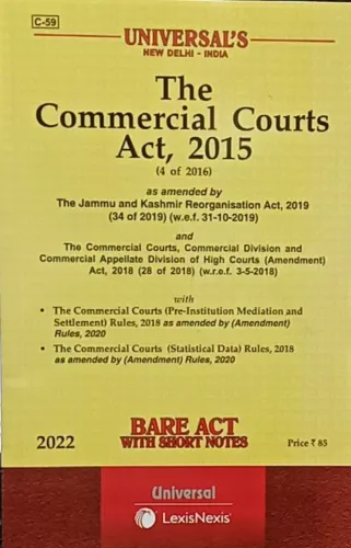 Commercial Court Commercial Division And Commercial Appelate Division Of High Court Act 2015