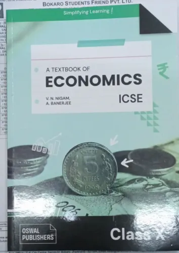 A Textbook Of Icse Economics for class 10 Latest Edition 2024