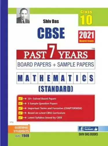 Cbse Past 7 Years Mathematics(STANDARD) Sample Paper-10