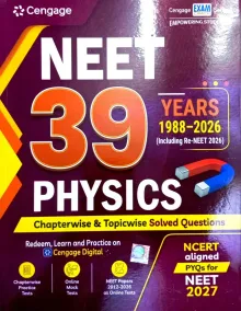 NEET 39 Years (1988-2026) Physics Chapterwise & Topicwise Solved Questions