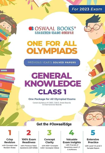 One For All Olympiads General Knowledge -1 (sol Papers) 2023 Latest Edition