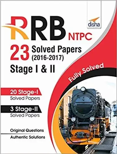 RRB NTPC 23 Solved Papers 2016-17 Stage I & II English Edition