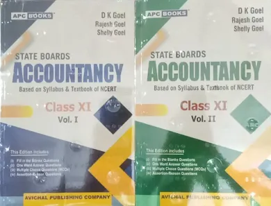 Accountancy - 11 Up  (vol- 1&2 ) Based On Ncert