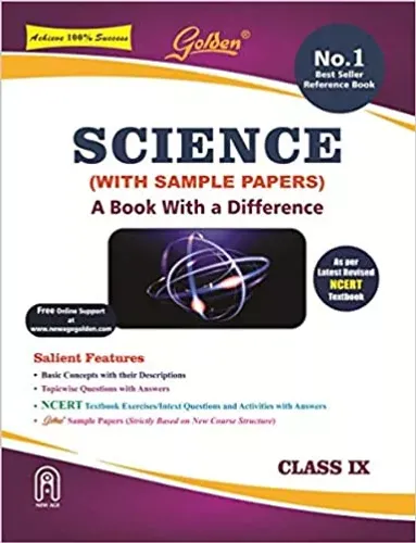 Golden Science: (With Sample Papers) A book with Difference Class- 9 (For 2022 Final Exams)